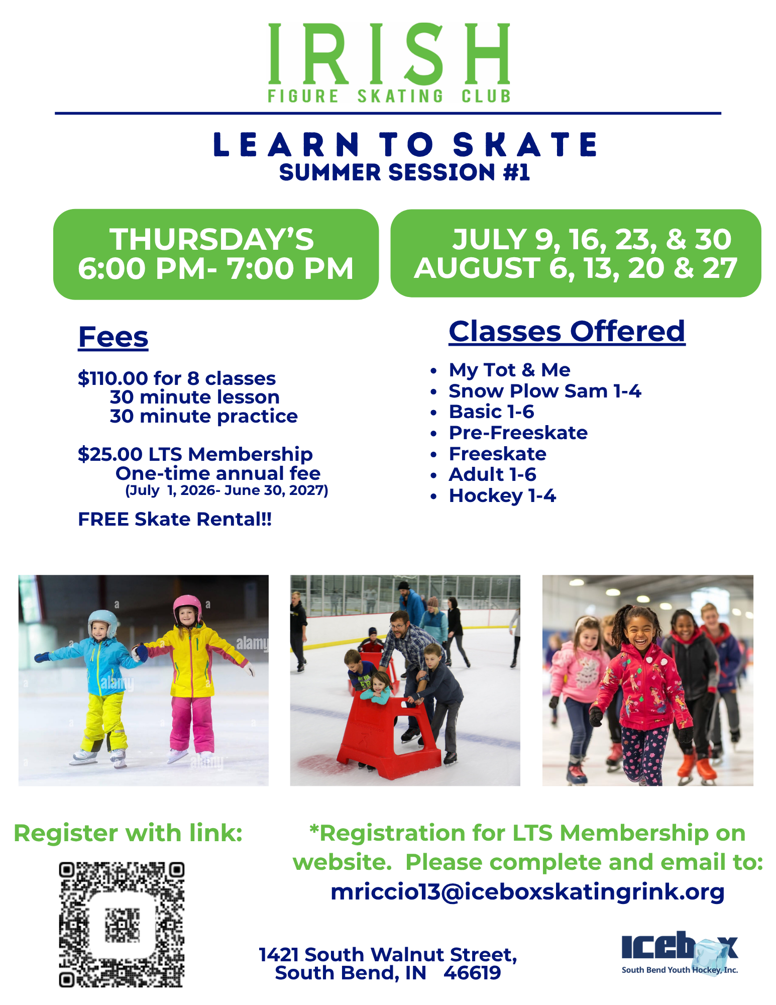 Learn to Skate -Summer 2026-Session 1