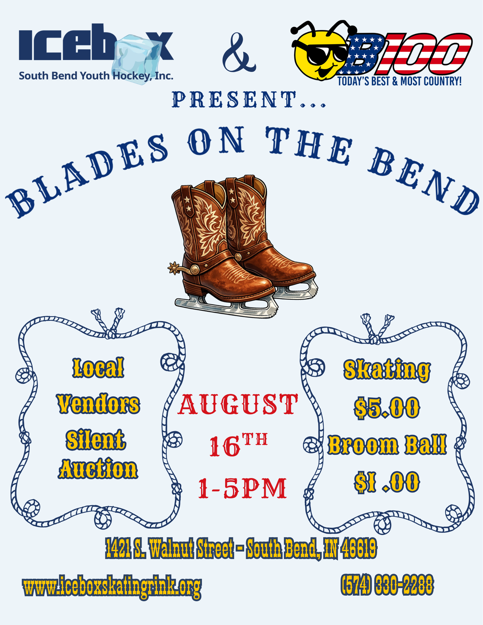 Blades on the Bend: Community Event August 16th